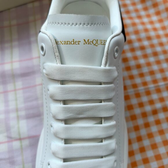 Alexander McQueen White Platform Sneakers - Picture 6 of 6